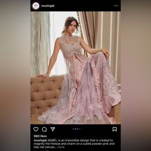 Pakistani designer dress Mushq